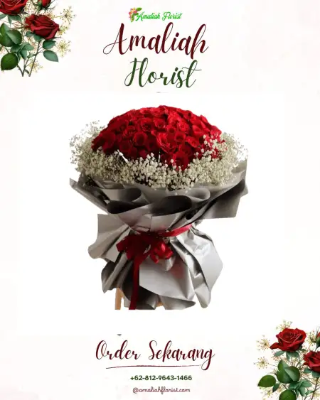 Buket Bunga Perak Barat