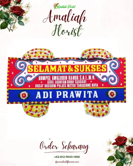 Papan Bunga Ucapan Selamat Perak Barat
